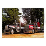 2 tarjeta de nota de Kenworth W900As