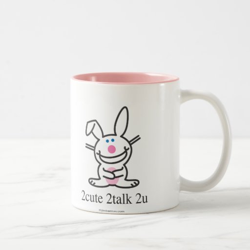 2cute 2talk 2u taza de café