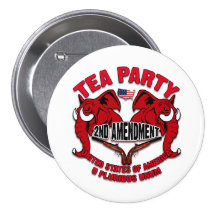 2da enmienda de la fiesta del té pins