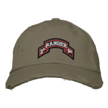 2do Bn del guardabosques Gorras Bordadas