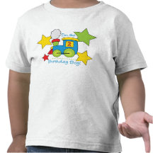 2do Camisa del tren del muchacho del cumpleaños