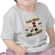 2do cumpleaños de la construcción camisetas