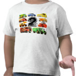 2do cumpleaños de los camiones grandes camisetas
