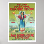 2do Demostración anaranjada nacional 1912 Poster