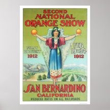 2do Demostración anaranjada nacional 1912 Poster