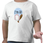 2do Niños del béisbol del cumpleaños Camiseta
