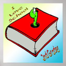 2do poster del graduador del ratón de biblioteca