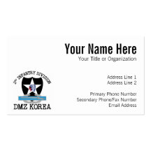 2do Veterinario de la identificación Corea DMZ con Tarjeta Personal