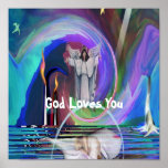 2GodIsNoFantasybywebbie, dios le ama Poster