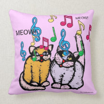 2SIDE AZUL Y ROSADO de la ALMOHADA MUSICAL del CAT