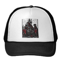 30 - Reina de la viuda Gorros Bordados
