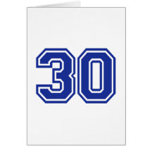 30 - treinta felicitación