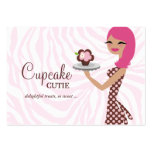 311-Candie la cebra rosada de Cutie de la magdalen Plantillas De Tarjeta De Negocio