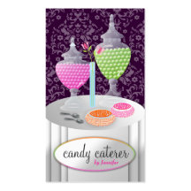311-Candy púrpura oscura del abastecedor el | Tarjetas De Visita