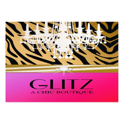 311-Glitz boutique - sacador de la púrpura del dia Tarjeta De Negocio