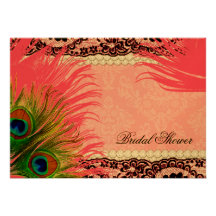 311 joyas pican metálico de oro del pavo real invitaciones personales 