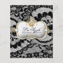 311 Lace De Luxe Ciao Bella metálico Tarjetas Publicitarias