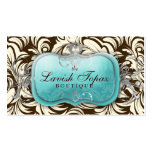 311-Lavish Topaz el | Brown y crema Tarjetas De Negocios