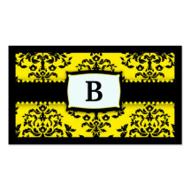 311-Monogram guinda del pastel - abeja Tarjeta De Visita