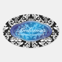 311 pegatinas Bodacious del zafiro del boutique