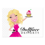311 postres Blondie 3,5 x 2 de Dollface Tarjetas Personales