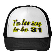 31 diseños del cumpleaños gorras de camionero