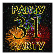 31ro invitación de la fiesta de cumpleaños con los