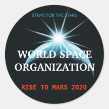 320s, ORGANIZACIÓN del ESPACIO del MUNDO, SE ESFUE Pegatina