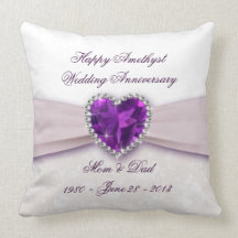 33ro almohada de tiro del aniversario de boda del 
