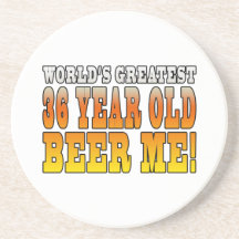 36.os cumpleaños divertidos: Años más grandes de l Posavasos Diseño