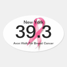 39,3 Nueva York con la cinta rosada Colcomanias De Ovaladas
