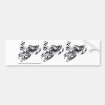 3-Camo-Grey-Sledder Pegatina De Parachoque