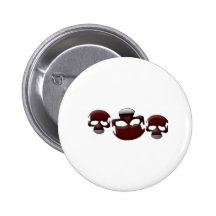 3 cráneos pins