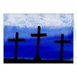 3 cruces tarjeta