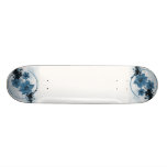 3 flores bonitas - azul tabla de skate