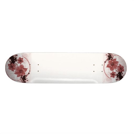 3 flores bonitas - rojo patin personalizado
