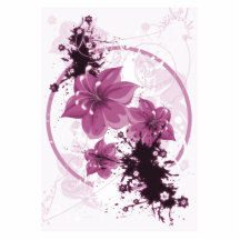 3 flores bonitas - rosa escultura fotográfica