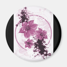 3 flores bonitas - rosa imán para frigorifico