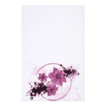 3 flores bonitas - rosa  papeleria