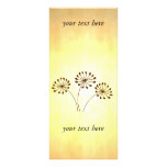 3 flores de Brown Diseños De Tarjetas Publicitarias