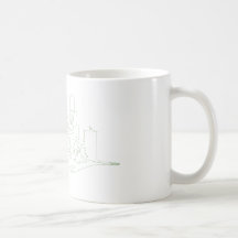 3 línea taza de la ciudad