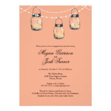 3 tarros de albañil colgantes - fiesta de compromi invitación