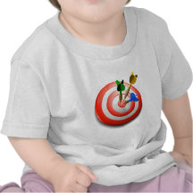 3D lanza la camiseta del bebé de la diana Camiseta