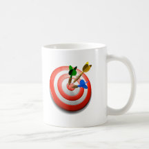3D lanza la taza de café de la diana