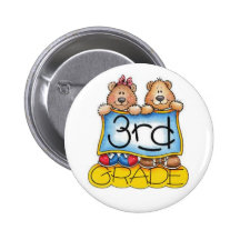 3ro Botón del oso del grado Pin