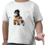 3ro cumpleaños del camión rojo camisetas
