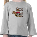 3ro cumpleaños del vaquero camisetas
