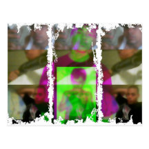 3Tall sucio encajona la postal
