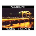 3Tall sucio encajona la postal Amsterdam