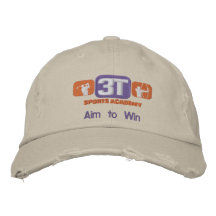 3T's, objetivo a ganar Gorra De Béisbol Bordada